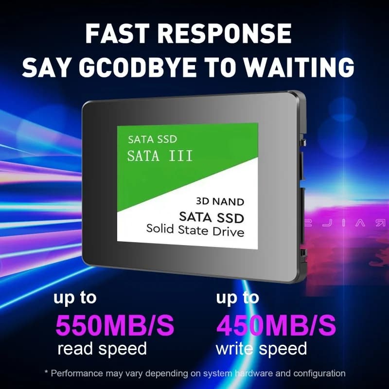 High-Speed SATA III 2.5 Inch Internal Laptop SSD Hard Drive - PC And Laptop Storage Upgrade 128GB 240GB 480GB 512GB