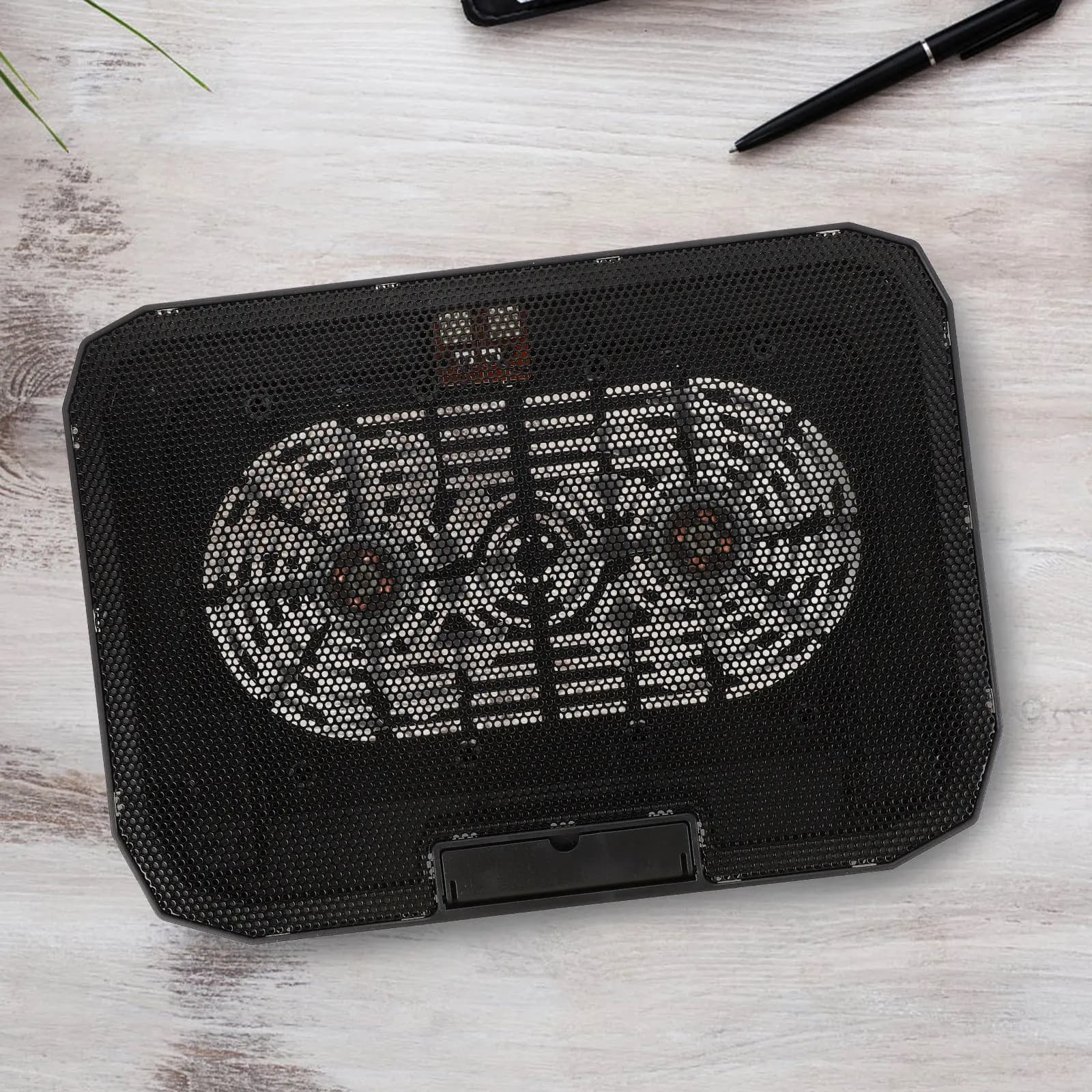 Supporto di Raffreddamento per Laptop Silenzioso Multifunzionale Portatile con Ventola Regolabile Ergonomico per Ufficio e Viaggio Allevia il Dolore al Collo