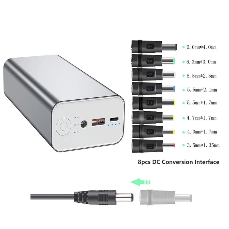 Power Bank 30000mAh 65W PD3.0 Ricarica rapida 3.0 Batteria esterna portatile per iPhone 16 15 14 Laptop Notebook Tablet Powerbank