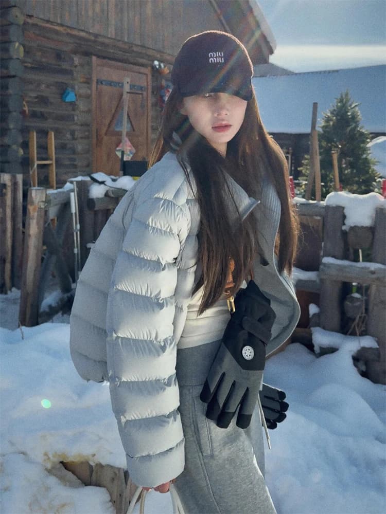 Korean Gentle Style Warm Stand Collar Cotton Jacket Women's Short Bread Style Coat Winter New Arrival Beautiful Cotton Coat