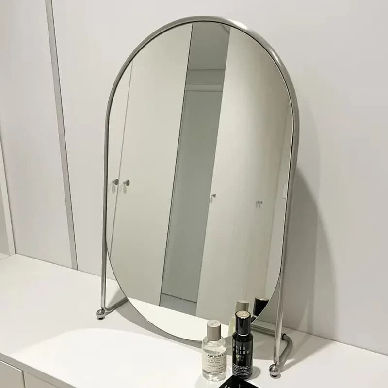 SAT2 Makeup House Specchio da parete Bagno Hotel Design Trucco in piedi Specchio da parrucchiere coreano Funky Miroir Espelhos Home Decora