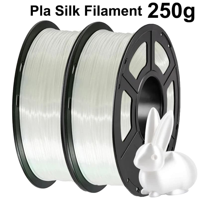 250g 500g 1Kg PLA Silk White Filament 3D Printer 1.75mm White Silk For 3D Printer Pla Material Wire Packing Vacuum