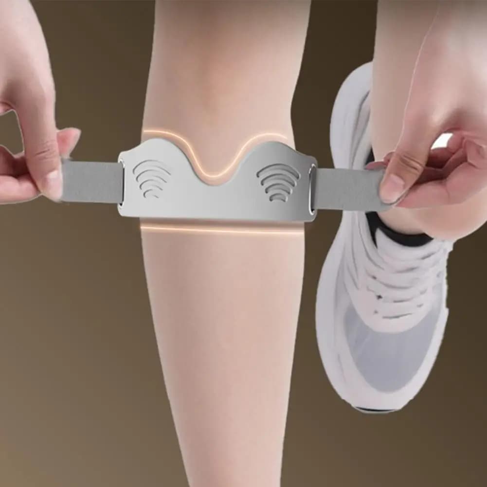 2 pezzi 19 cm cinghie rotulea regolabili fascia di supporto per ginocchio in silicone per la corsa sportiva sollievo dal dolore ginocchiera ginocchiera sport intensi