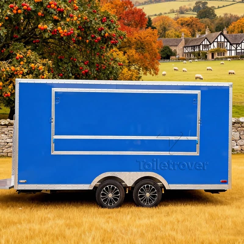 Luxury Ice Cream Food Truck Dessert Fast Food Trailer Container Food Truck Mobile Food Van Trailer with Kitchen Equipment