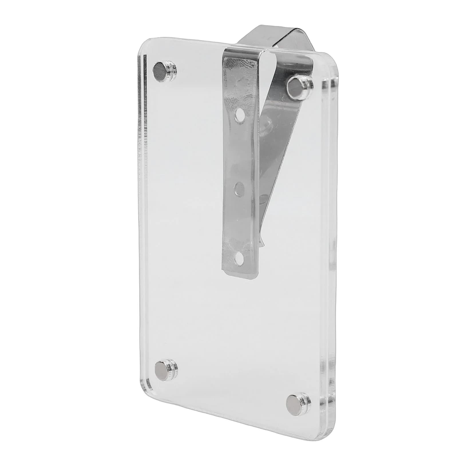 Photo Frame for Parasol Auto, Light Transparent Image Holder in Magnetic Acrylic for SUVs and Trucks
