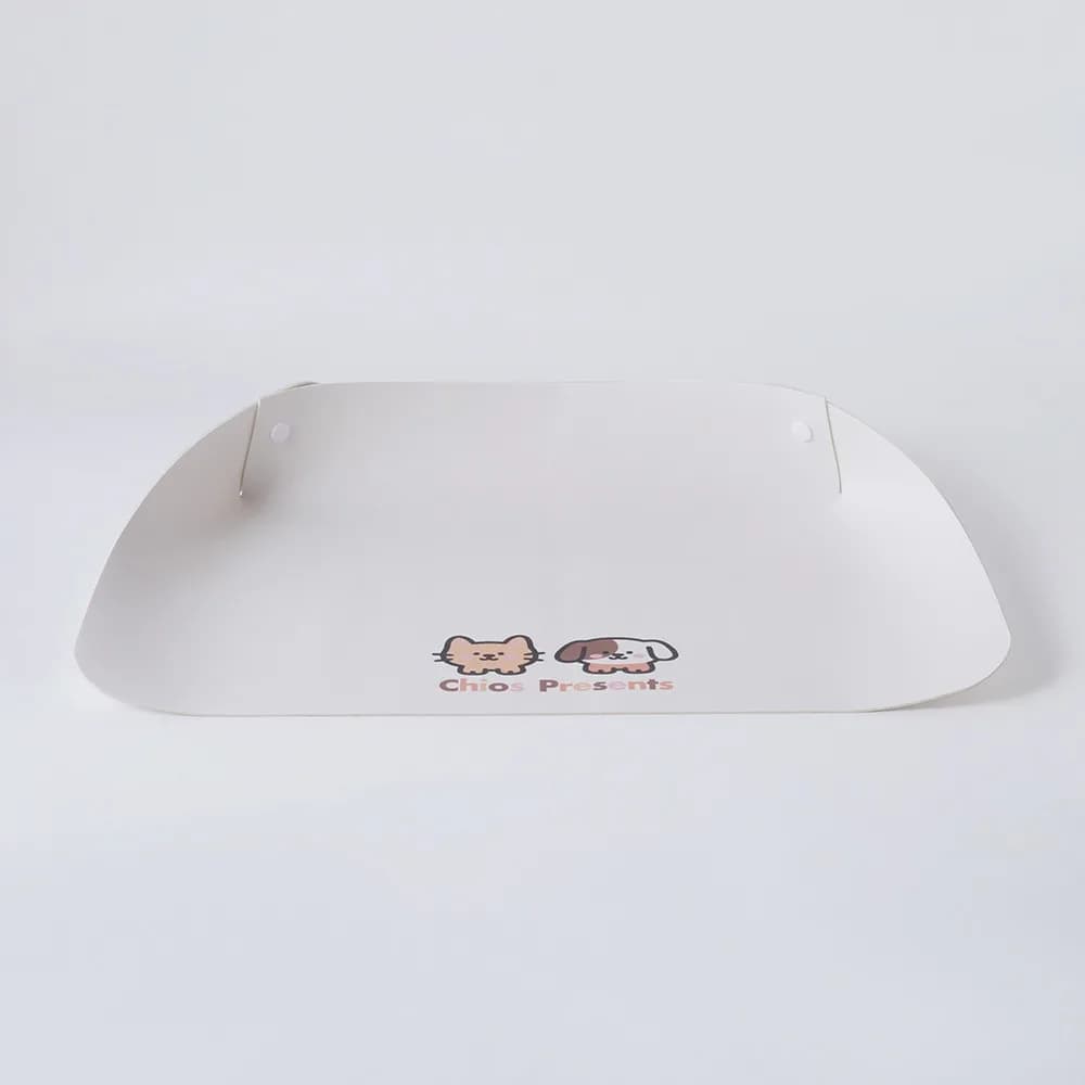 Anti Spill Pet Feeding Mat Waterproof Cartoon Pet Anti Spill Placemat Anti Slip Durable Pet Food Feeding Pad Pet Eating