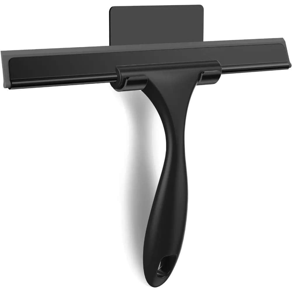 Tergivetro in Acciaio Inox da 10 Pollici, Pulitore Multiuso per Porte in Vetro, Specchi, Piastrelle del Bagno, Finestrini dell'Auto