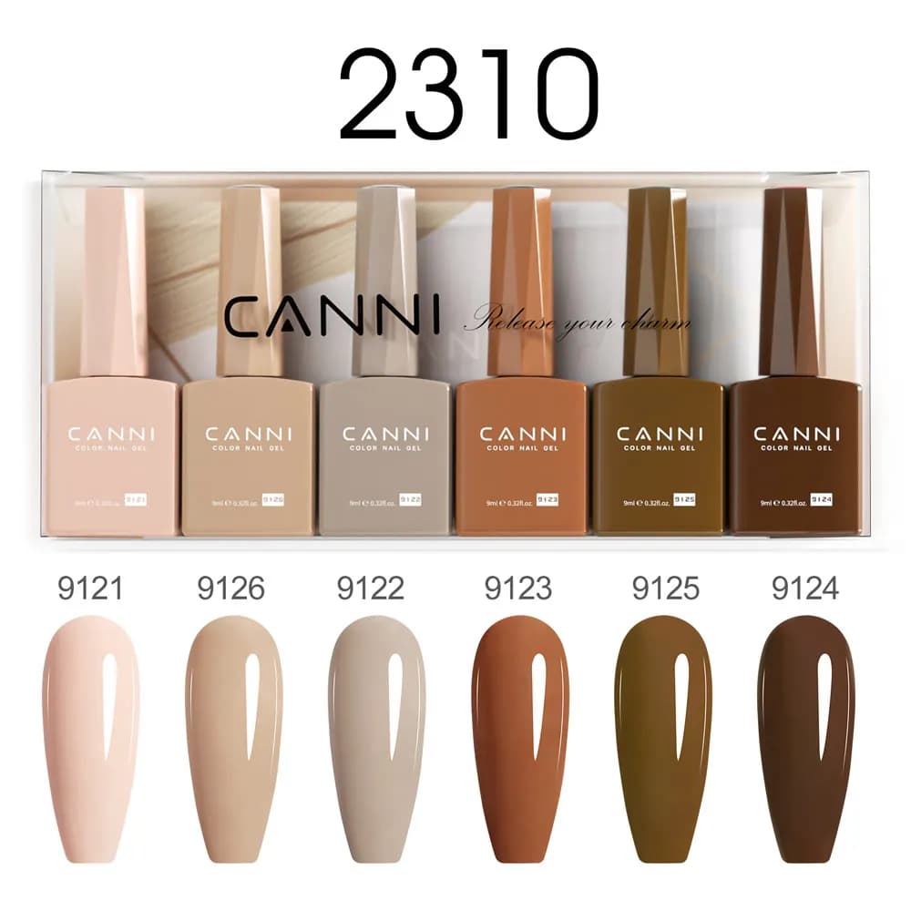 2/6 pz/kit CANNI TPO LIBERA HEMA LIBERA Kit smalto gel per unghie Splendido colore semipermanente Splendido copertura completa Soak off Gel UVLED