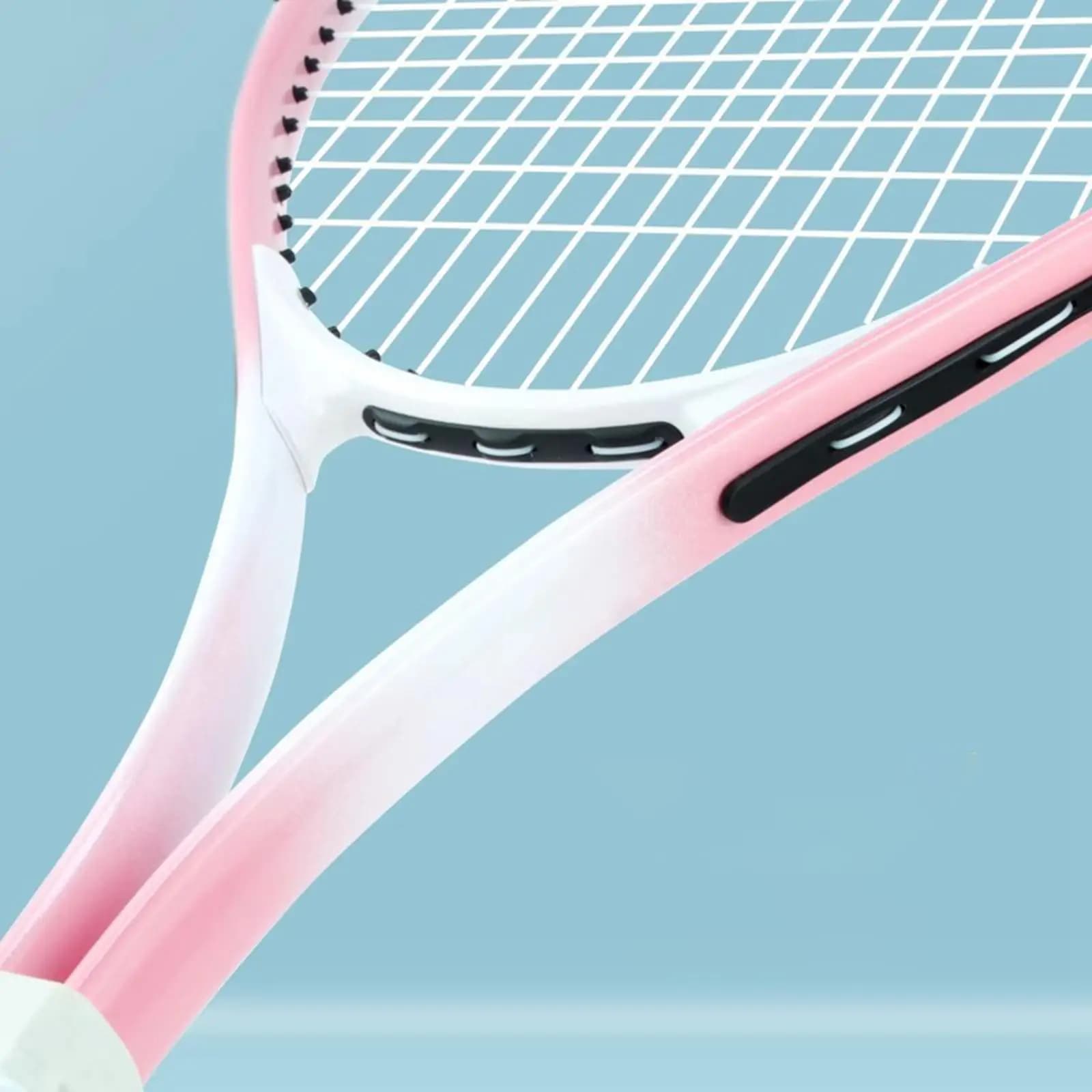 Lightweight Alloy Tennis Racket with Wear Resistant Handle for Beginner Adult Tennis Practice and Sports