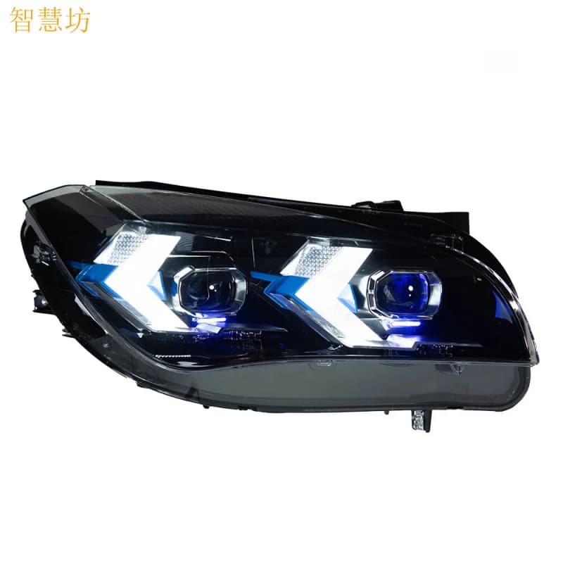 Adatto per BMW X1 E84 11-15, Modifica Fari LED, Fari a Freccia, DRL, Indicatori di Direzione, Lenti