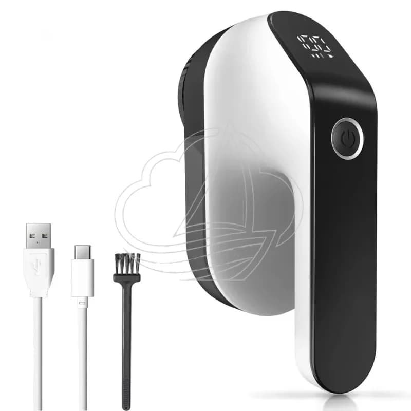 LED Digital Electric Lint Remover USB Rechargeable Fabric Shaver Fluff Pellet Remover for Clothes Couch