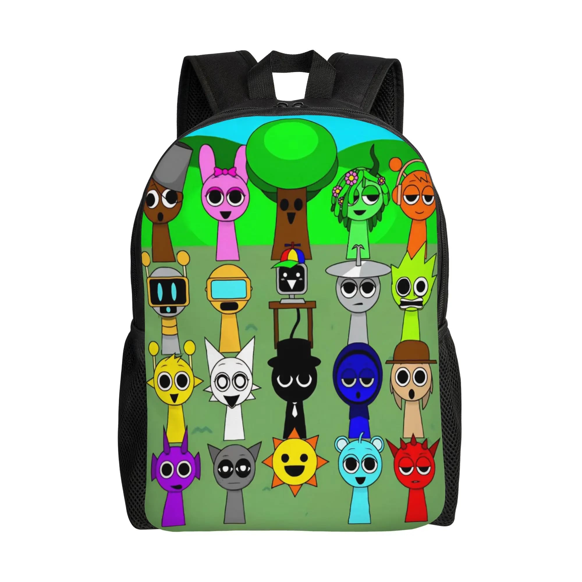 Zaino Music Sprunki Game Cool per Studenti e Professionisti, Borsa da Giorno per Uomo e Donna, Borsa a Tracolla per Computer Portatile