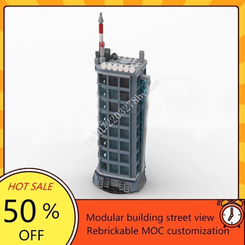 391PCS Hot City Vought Tower the Boys MOC Modello personalizzato Street View Architettura creativa Puzzle fai da te Giocattolo di compleanno Regalo di Natale