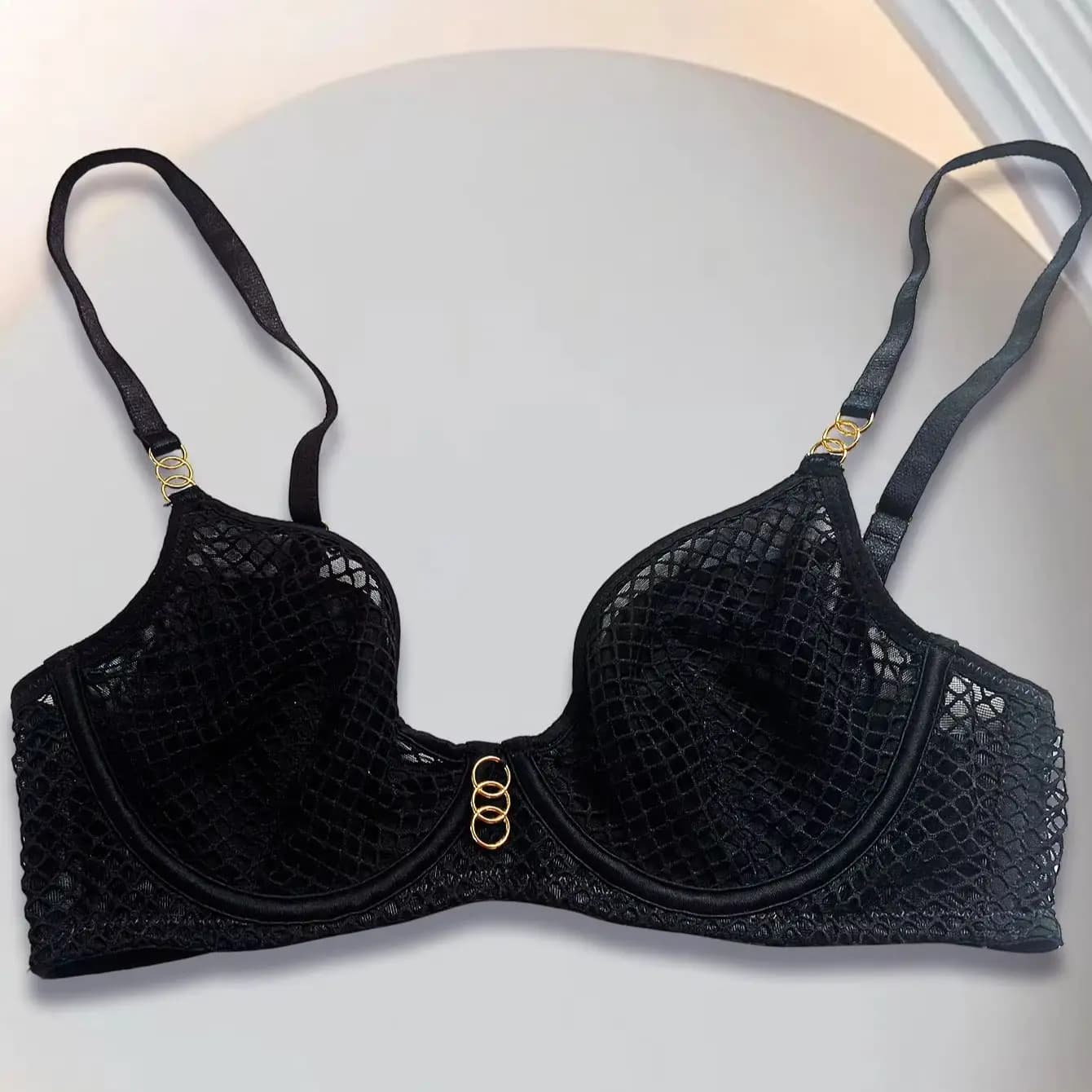 Reggiseni minimalizzanti da donna Reggiseno a balconcino velato a copertura totale con ferretto Reggiseni morbidi non imbottiti per tutti i giorni