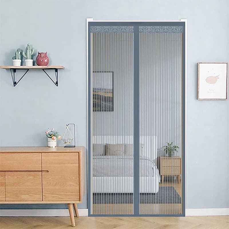Zanzariera magnetica automatica per finestre e porte, tenda anti-zanzare e insetti per la ventilazione domestica