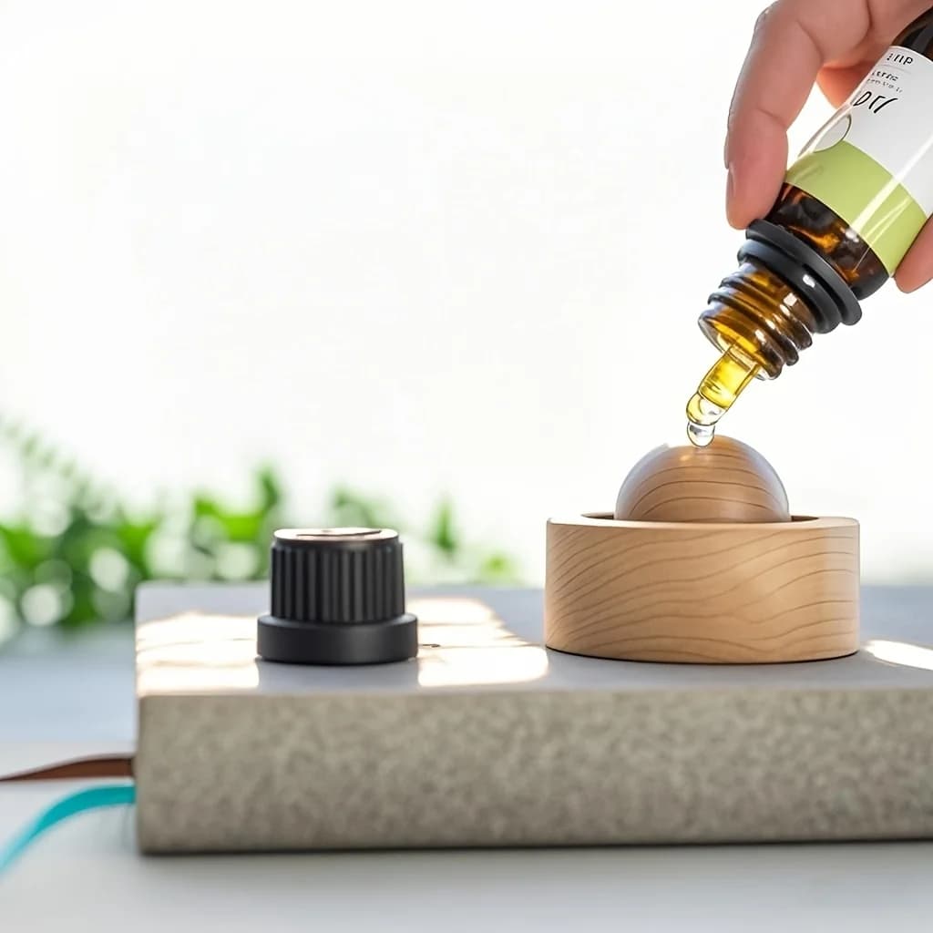 Natural Wooden Essential Oil Diffuser Ball,Chemical Free,Wood Fragrance Diffuser for Car/office/bedroom/wardrobe,Three Styles