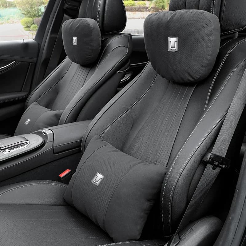 For Great Wall TANK 300 400 500 700 Car Headrest Neck Support Seat Lumbar Cushion Breathable Soft Neck Pillow Auto Accessories