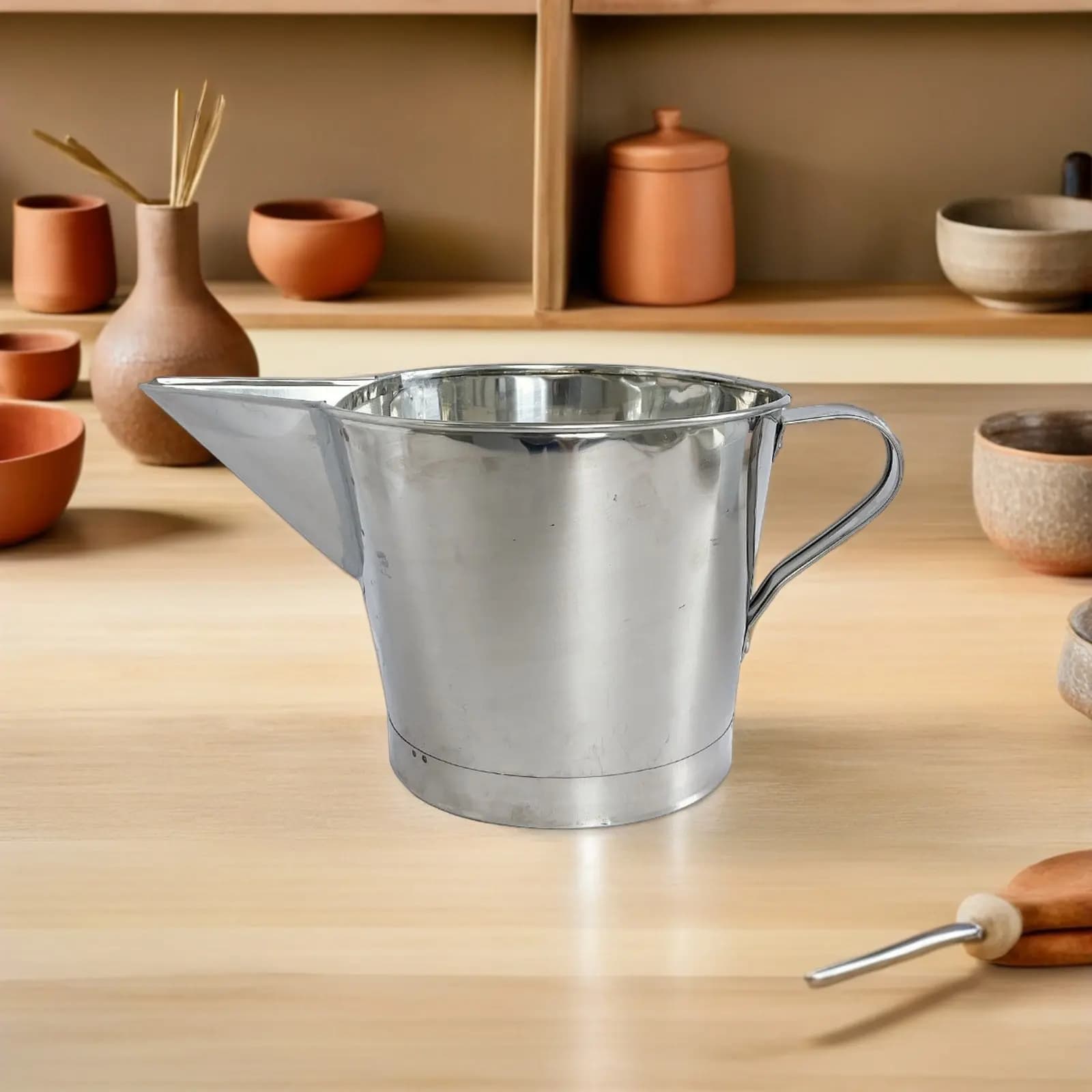 Secchio in acciaio inossidabile da 10 litri con filtro per colata a immersione, per arti ceramiche, artigianato, malta, progetti di ceramica, strumento per colata a immersione