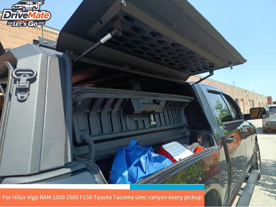 Copriletto pick-up 4x4 Accessori fuoristrada Tettuccio per camion per Ram 1500 2022 Limited con letto da 5,7 piedi e con RamboxHilux Vig