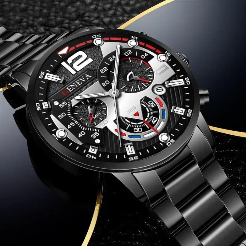 Orologio da uomo creativo a sei pin Orologi in lega di acciaio inossidabile per uomo Nuovo orologio da polso al quarzo sportivo maschile da uomo d'affari di lusso Reloj Hombre
