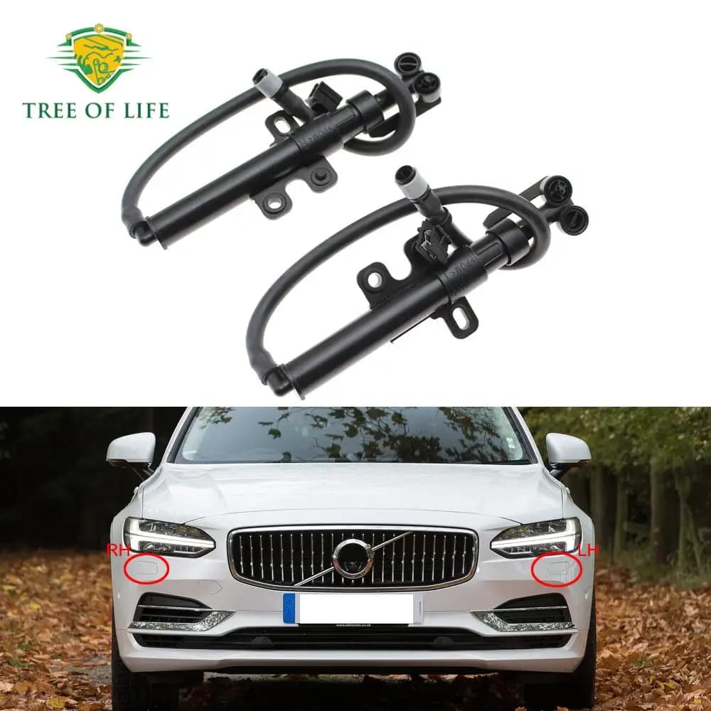 Per VOLVO S90 S90L V90 CROSS COUNTRY 2017 2018 2019 pompa lavafari anteriore ugello faro attuatore per pulizia a spruzzo 31364192