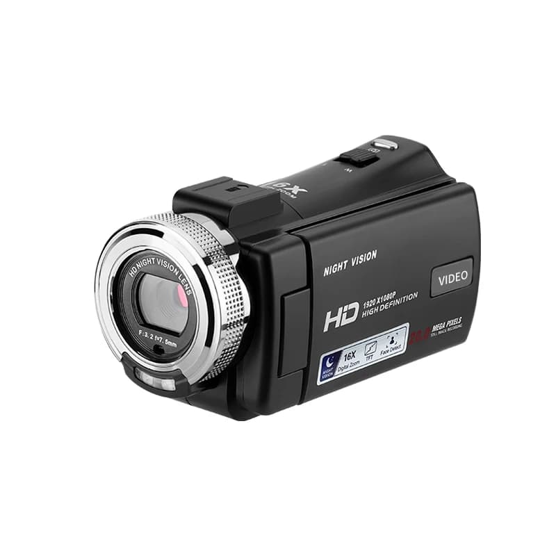 Videocamera Digitale 1080P con Visione Notturna Videocamera Professionale per Streaming Live