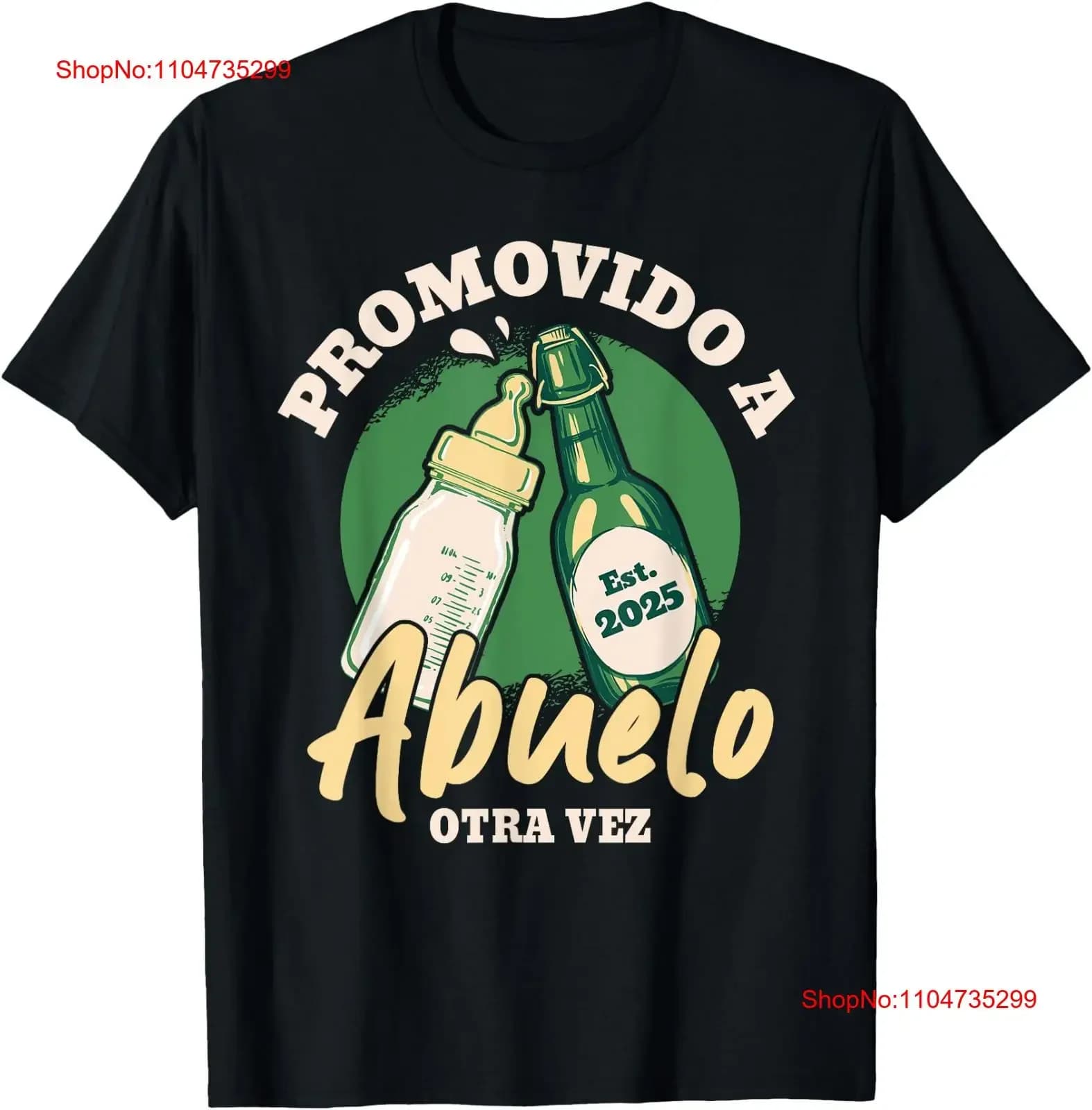 Abuelo Cargando Promovido A Otra Vez 2025 T Shirt Full Size S 4XL vintage Lavato homme Allungato Moda Casual streetwear