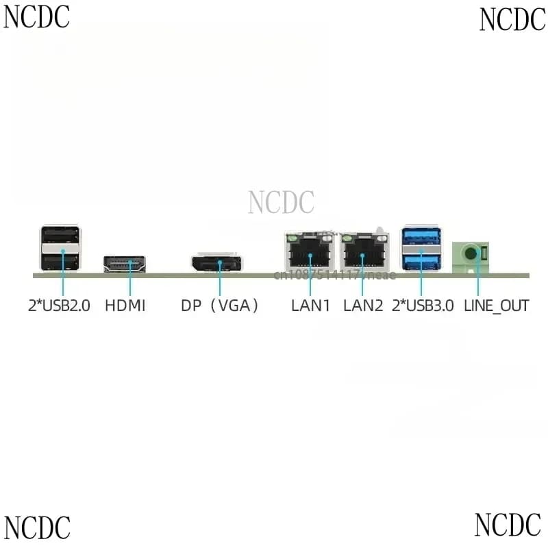 MW-ITX-B360 Motherboard 2 X 2.5G Ports 6 X Sata 2 X.2 Qunhui Nas Hard Disk Storage