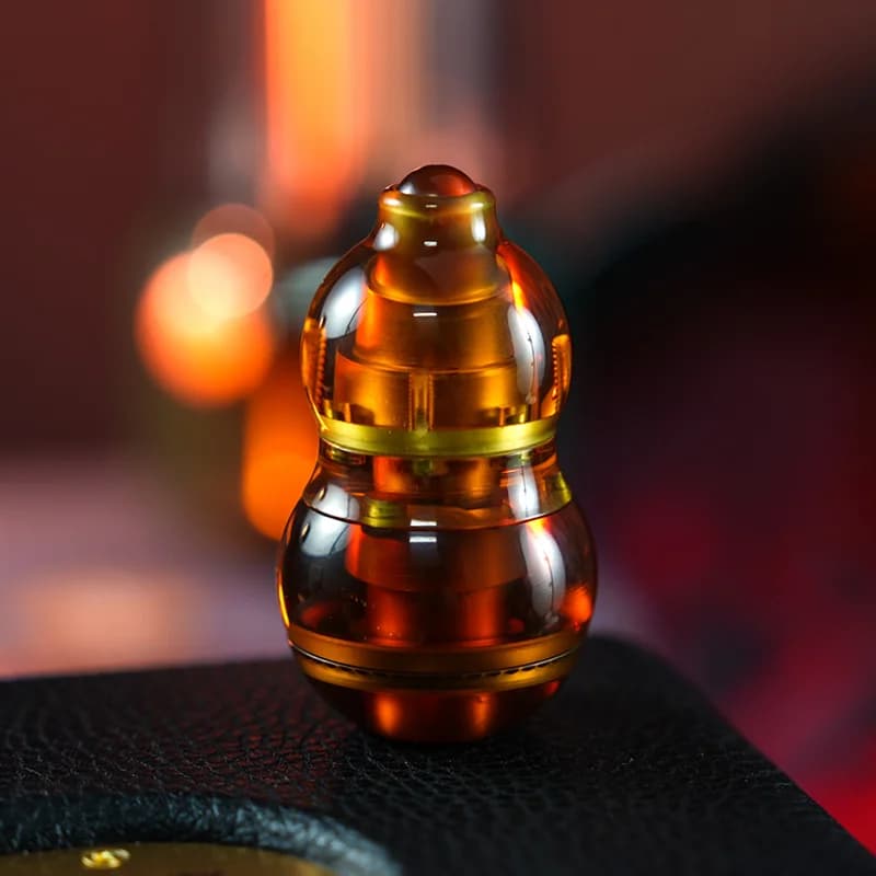 Fulu Gourd EDC Paragrafo magnetico meccanico Push Card Giocattolo antistress Fidget Spinner Dispositivo di divertimento per il tempo libero e il gioco