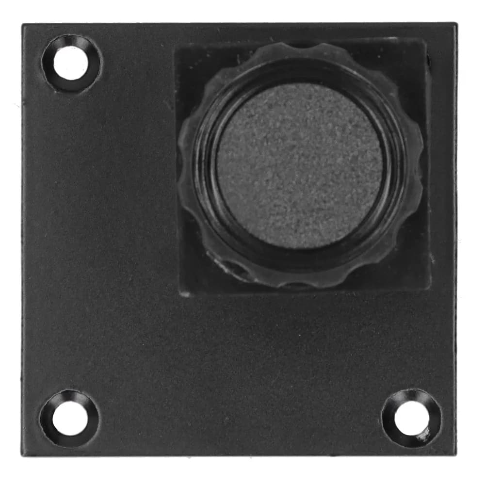 Set di 4 Gambe per Mobili in Lega di Alluminio Nere, Robuste e Regolabili, 60mm/80mm, Gambe Quadrate per Mobili