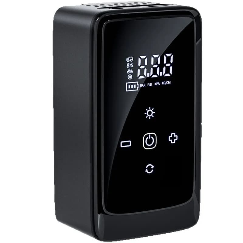 Pompa d'aria per auto con display digitale intelligente per gonfiatore di pneumatici portatile per auto, motocicli, biciclette, mountain bike