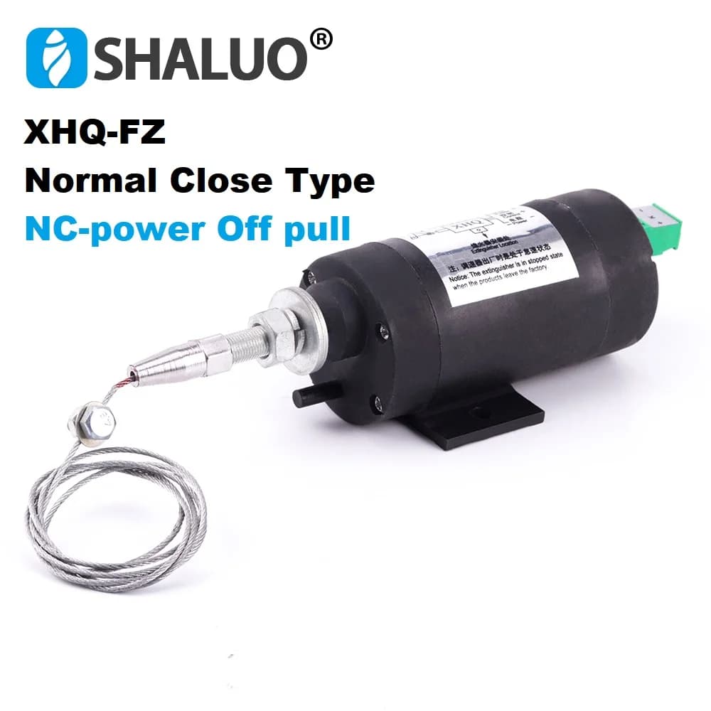 DC 12V 24V Generatore Diesel Arresto Elettrovalvola Dispositivo di Spegnimento del Motore Off Valvola Estintore Normale Chiudi Aperto XHQ-PTG XHQ-FZ