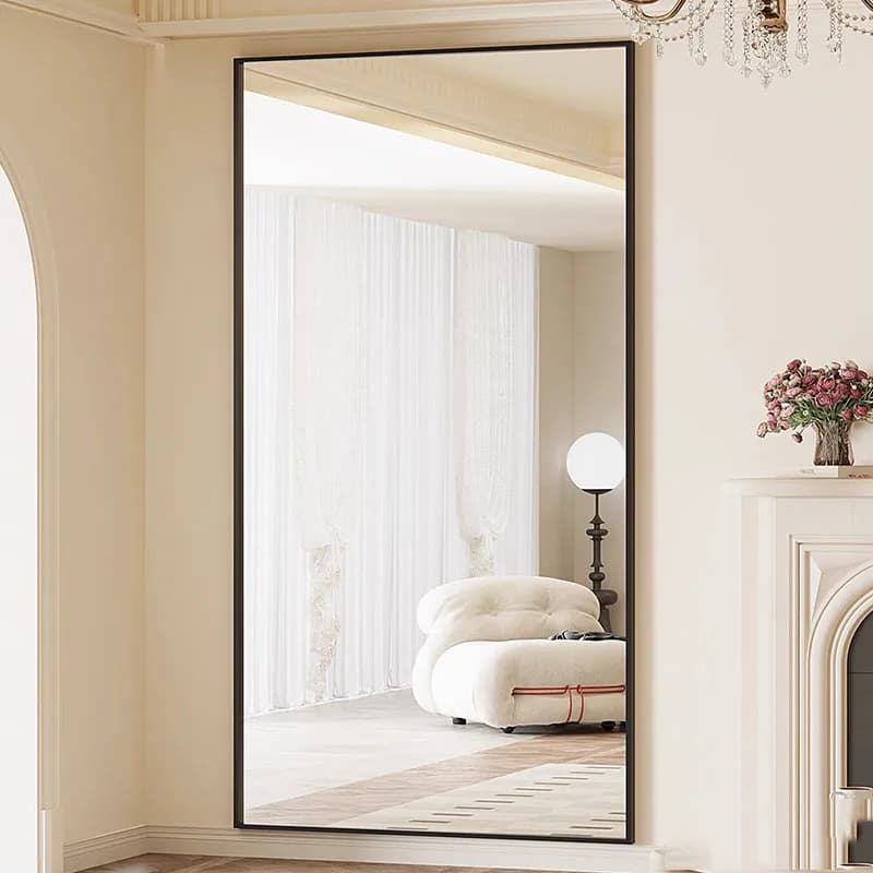 Specchio moderno da parete Decorazione del soggiorno Corpo intero Ragazze Uomini Camera da letto Bagno Specchio lungo di lusso Funky Espelhos Prodotti per la casa