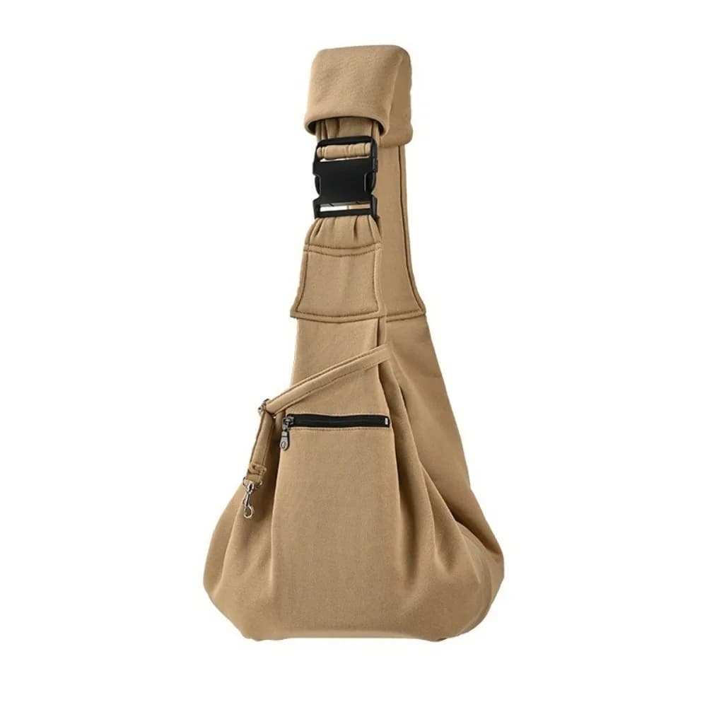 Double Sided Pet Carrier Bags Adjustable Strap Hand Free Pet Messenger Bag Comfortable with Safety Harness Pet Shoulder Bag