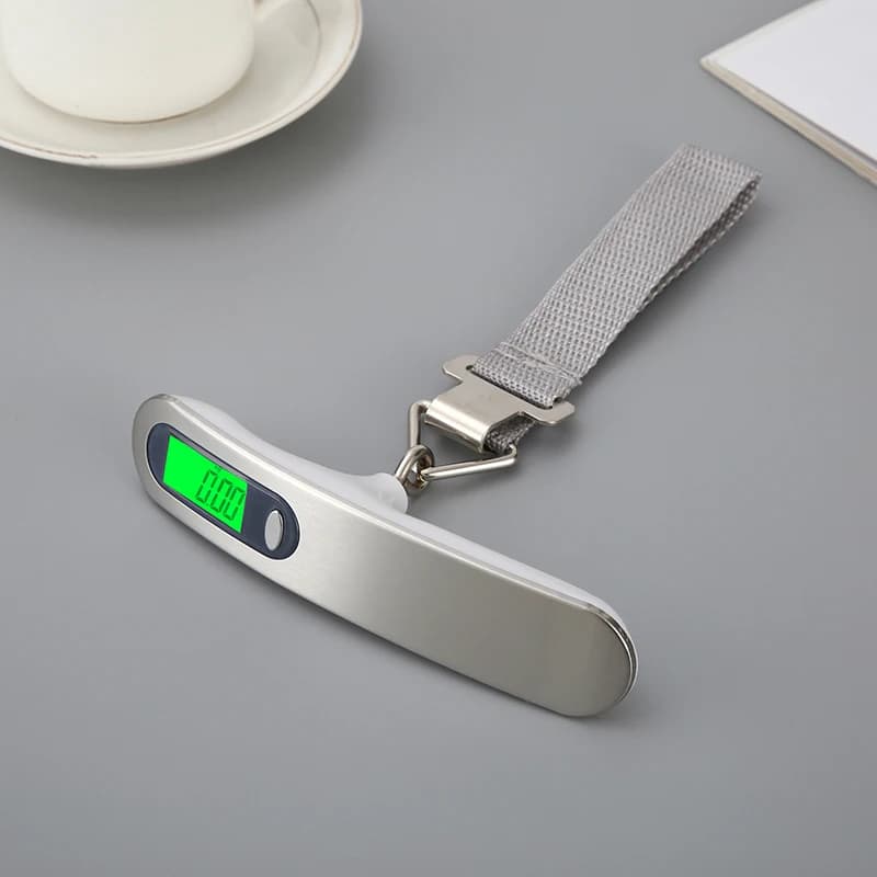 Bilancia Elettronica Digitale per Bagagli 50KG/110LB, Bilancia Portatile da Viaggio
