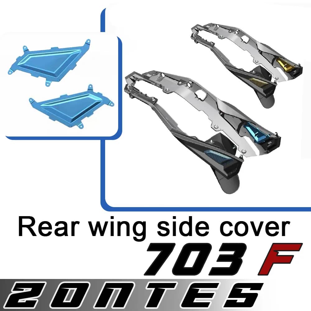 Per ZONTES 703F sinistra e destra originale guscio di protezione posteriore pannello posteriore gonna posteriore ala posteriore accessori di copertura laterale per zontes 703f