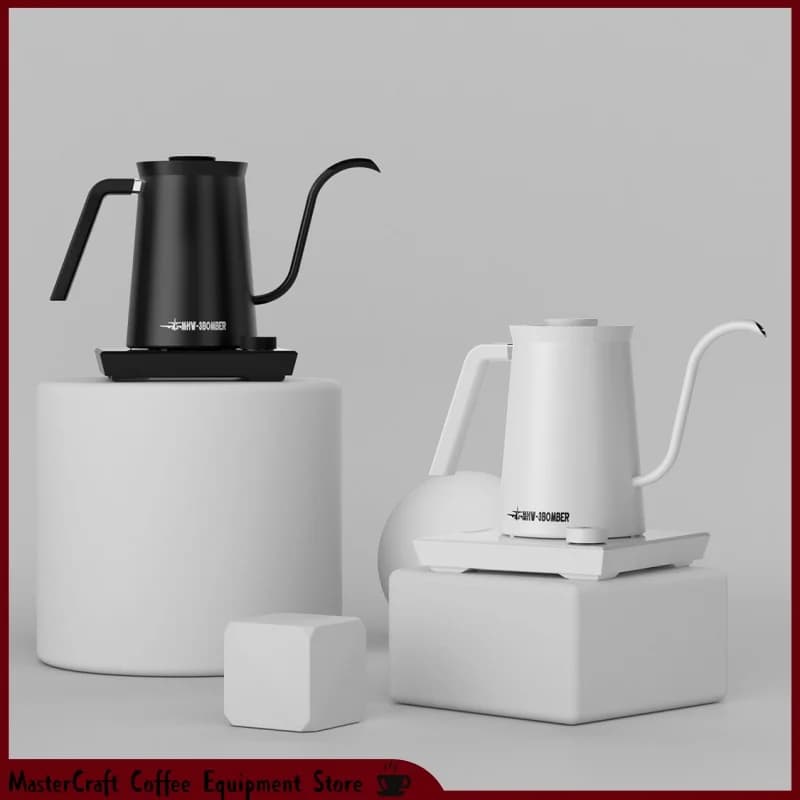 MHW-3BOMBER Electric Temperature Control Gooseneck Pour Over Coffee Kettle For Home Use Coffee Brewing Enthusiasts