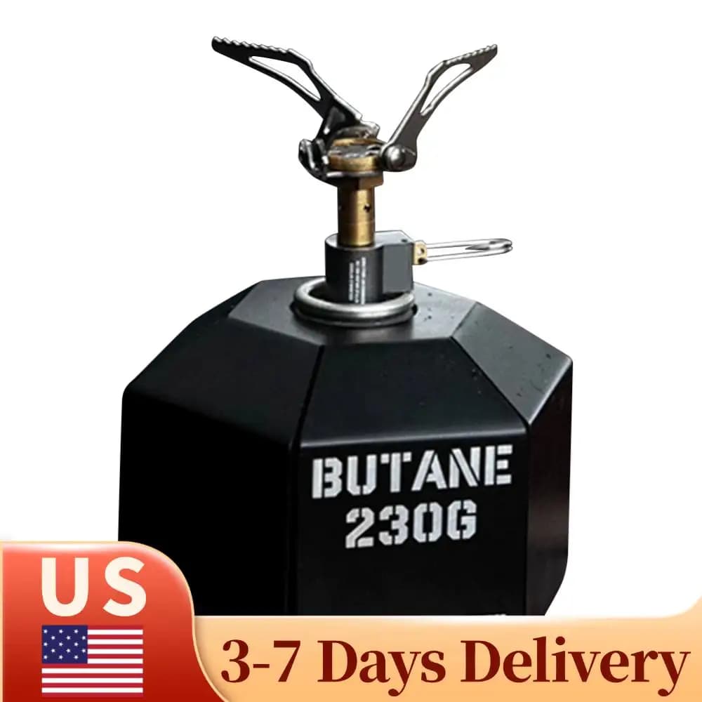 Protective Cover for Gas Tank in Aluminium Alloy, Anti-shock case for External Gas Tank, Camping Accessories