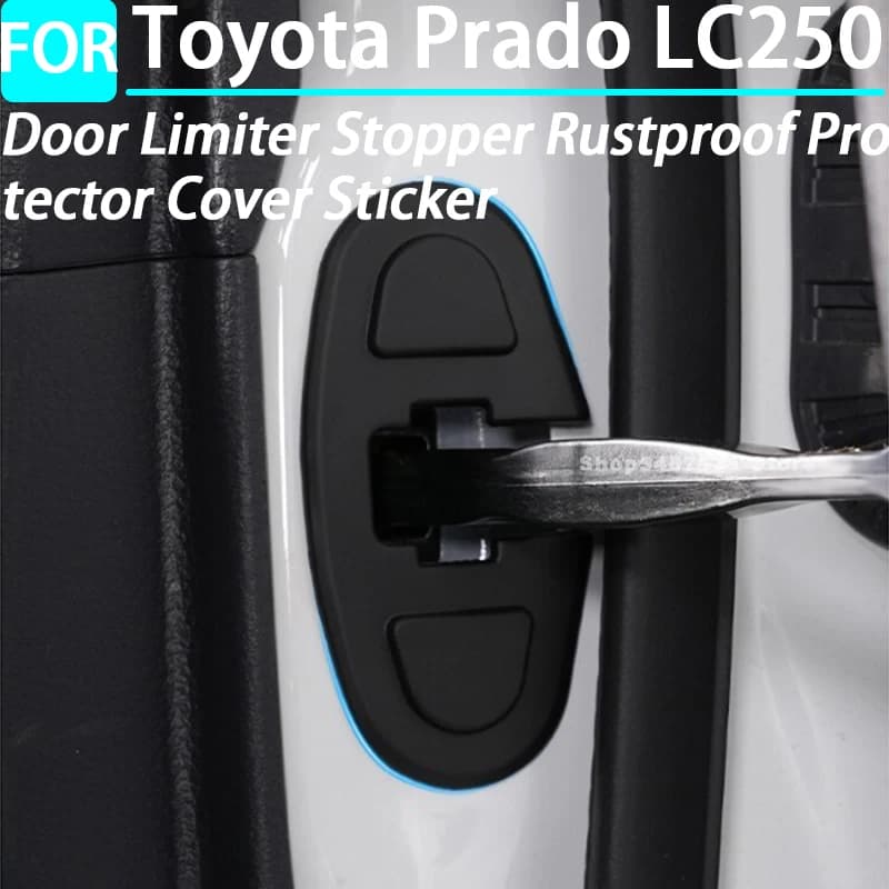 Auto Porta Limitatore Tappo Antiruggine Della Copertura Della Protezione Adesivo per Toyota Prado LC250 Accessori Interni 2024 2025