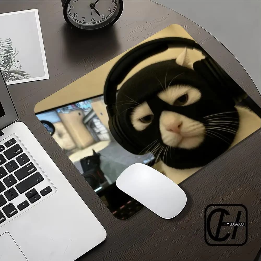 Divertente tappetino per mouse con gioco di gatti, tappetino da scrivania MTG TCG per ufficio, per lavoro, cs+go, tappetino per PC, tappetino per laptop, tappeto, tappetino per mouse XAXC
