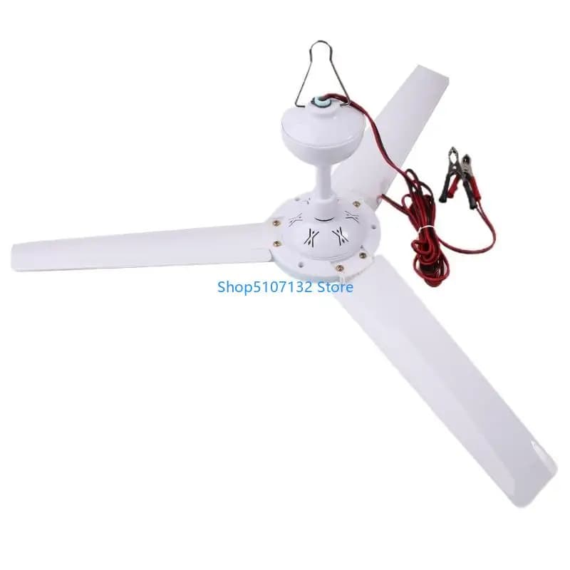 87HD DC12V Fanopial soffitto domestico Ventola per campeggio Tenda da campeggio Fan da campeggio esterno