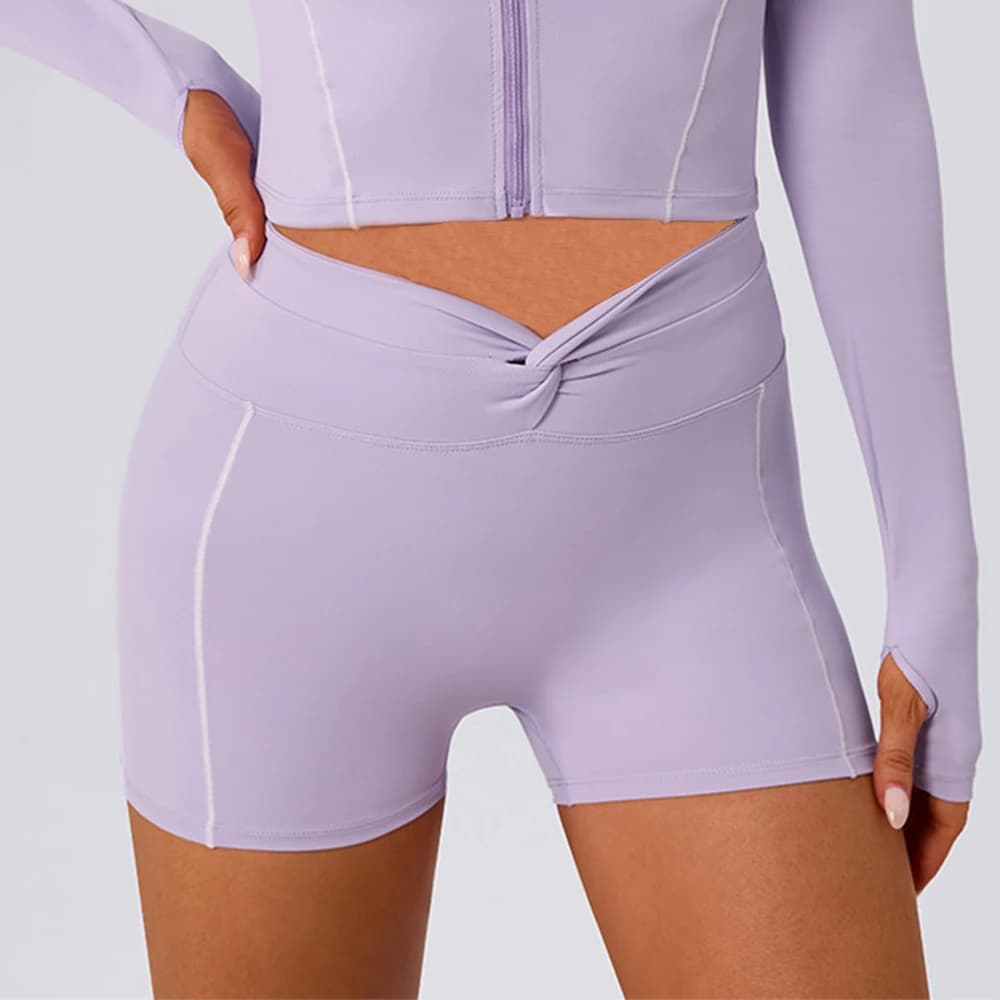 Women's slim fit workout shorts High waist yoga shorts Gym leggings for lifting buttocks Women's cycling yoga shorts Running sports shorts
