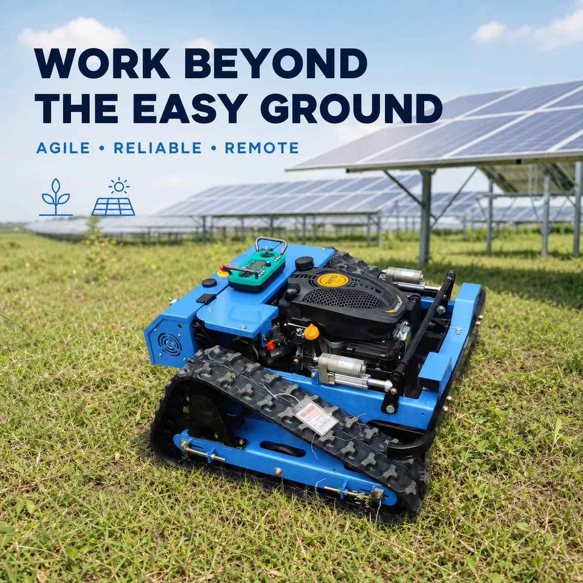 Professional Grass Cutter Lawn Machine for Park Maintenance Garden Landscaping Orchard Care and Outdoor Cleaning Work