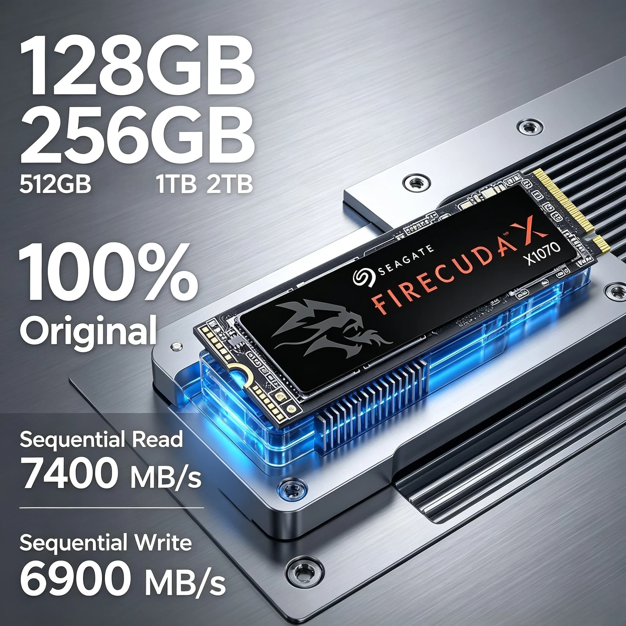 For Seagate Original Accelerated SSD M2 PCIe NVMe 512GB 1TB 2TB Internal Drive for PC Laptop Desktop In Stock Pro Use