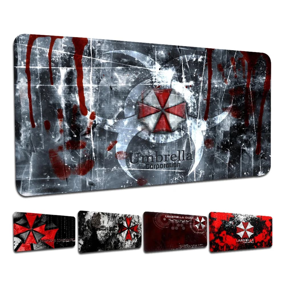 R-resident Ombrello E-evil Us TroopsS Tappetino per mouse Tappetino per mouse da gioco in gomma naturale Dimensioni tappetino per giochi World Of Tanks CS GO