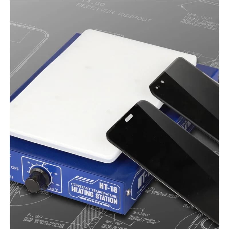 MECCANICO HT-18 Piattaforma di riscaldamento a temperatura costante CNC intelligente per rimozione del telaio dello schermo curvo con display PCB del telefono tablet