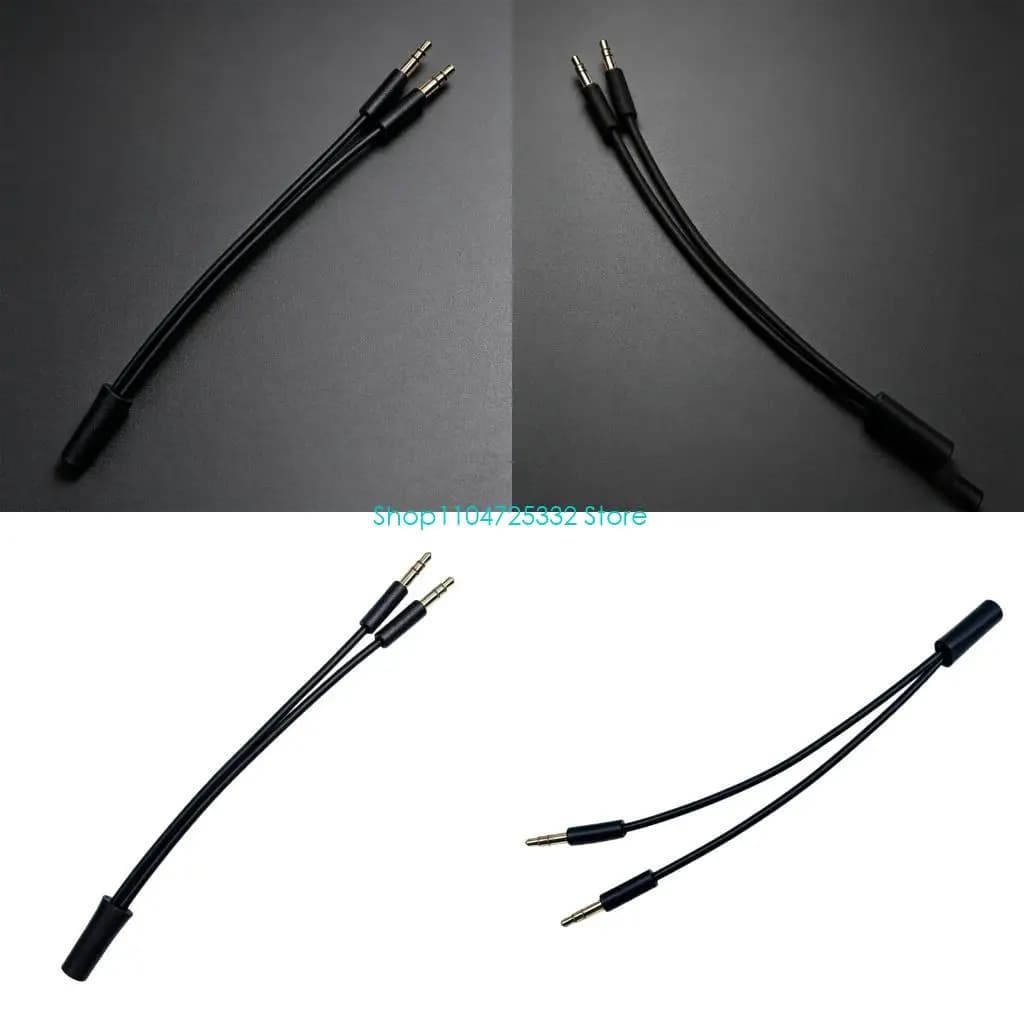P5EA Cavo doppio adattatore maschio-femmina da 3,5 mm per cuffie GPRO GPRO G233 G433 per e laptop