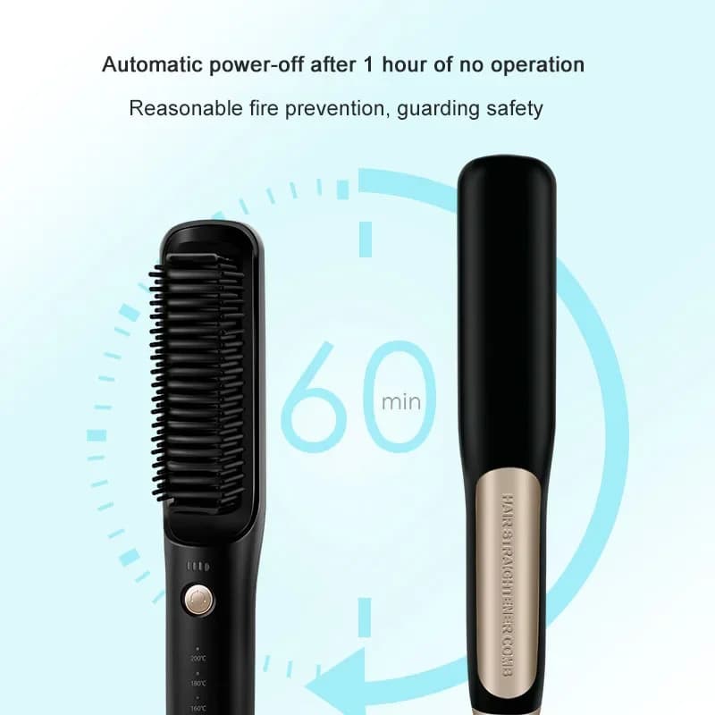 Wireless Hair Plate Portable Heating Technology Hot Heels Curtains Curtains for smoothing hair with wet and dry air conditioning