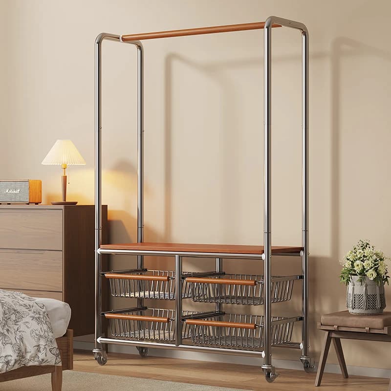 Room hanger, removable clothes rack, bedroom hangers from floor to ceiling to store clothes