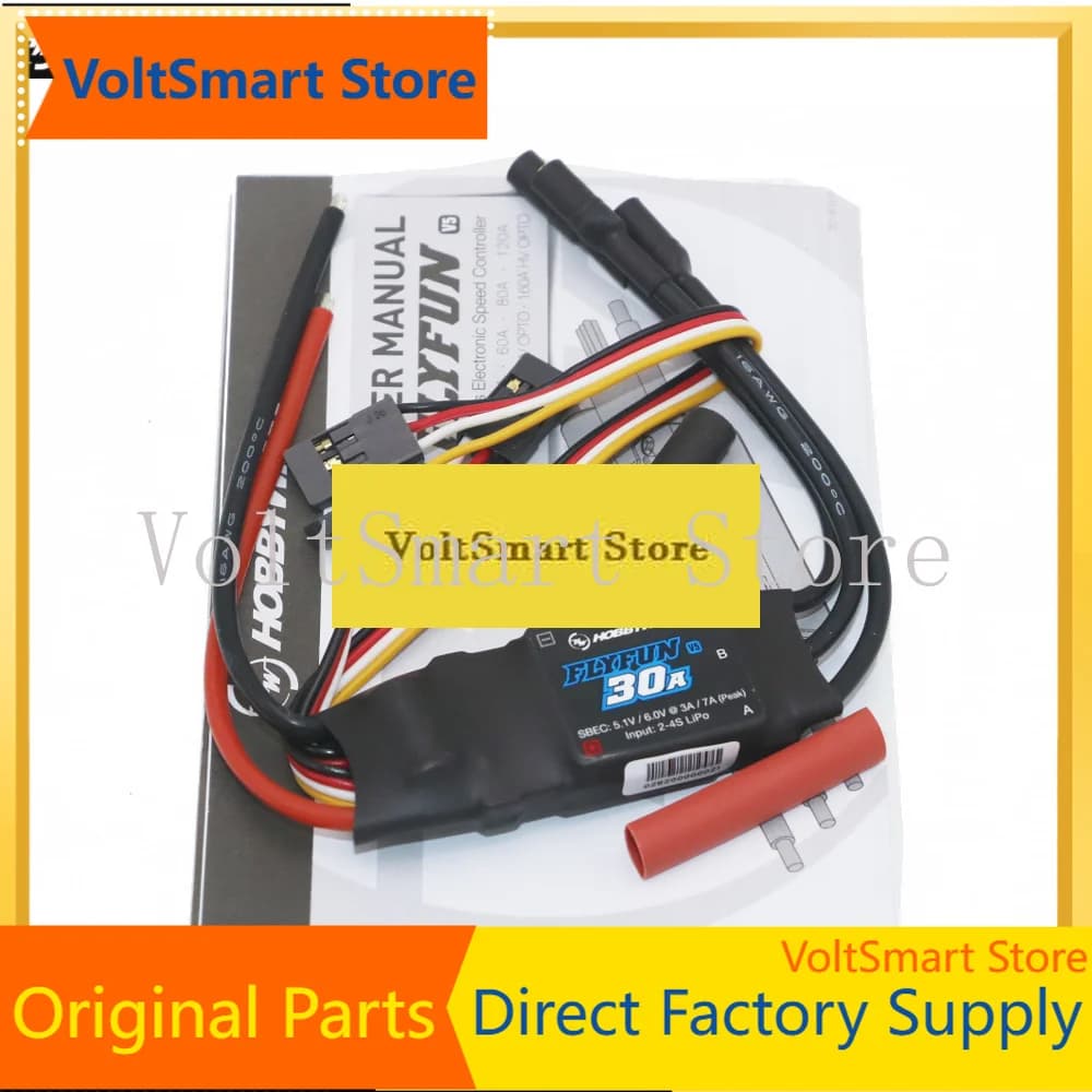 VoltSHobbywing FlyFun 30A 40A 20A V5 2-4S 2-6S Electric Speed Control ESC For RC Aircraft Multicopter Rc Airplane Helicopter